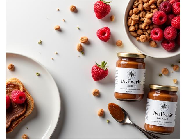 Obalový design a reklamní food fotografie pro značku 'Dvě Veverky' a jejich oříškové krémy.