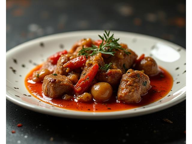 Food fotografie před stylingem - méně atraktivní podoba jídla.