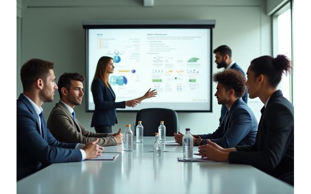 Tým profesionálů pracujících na řešení pro enterprise klienty